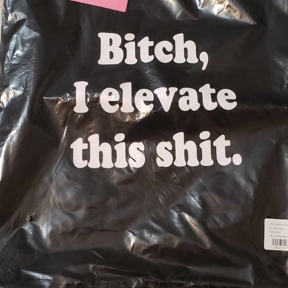 Bitc#, I elevate this s#it Tote bag - Picture 2 of 9